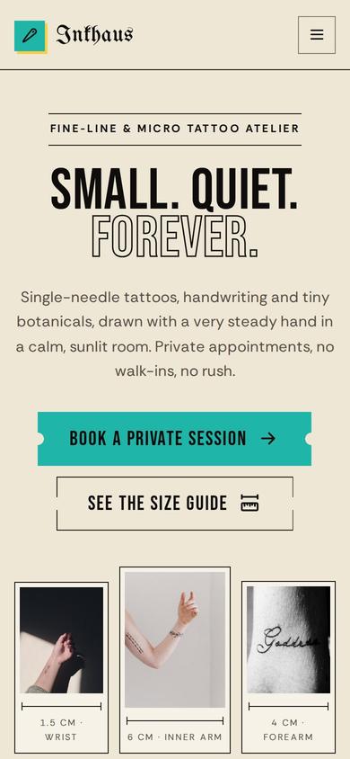 Inkhaus on mobile